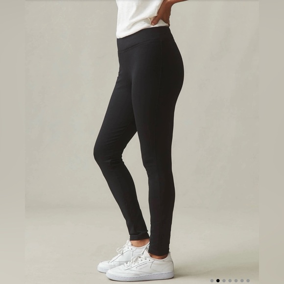 American Giant Ponte Slim Pant in “Super Black”, size 6P, NIB - Picture 2 of 12